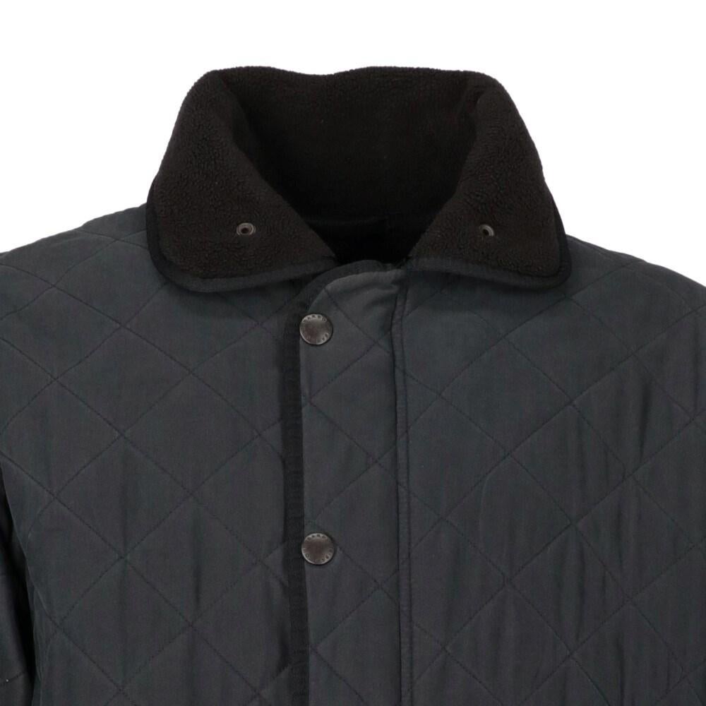 2000s Barbour black quilted jacket In Excellent Condition For Sale In Lugo (RA), IT