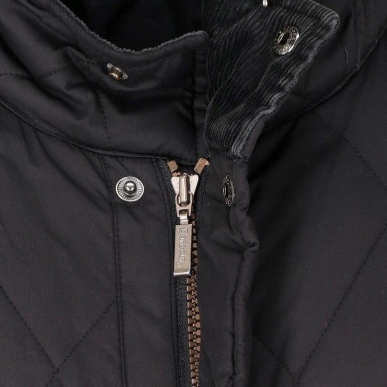 2000s~ Barbour 3 Warrant Quilted Jacket, Men's Size L polyester black type Vintage Second Hand main image 1