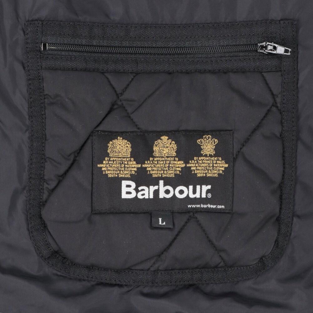 2000s Barbour black quilted jacket 4