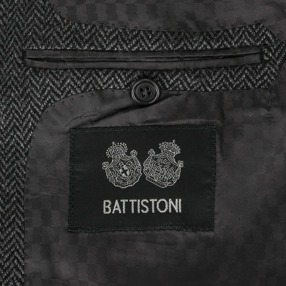 Men's 2000s Battistoni herringbone cashmere jacket For Sale