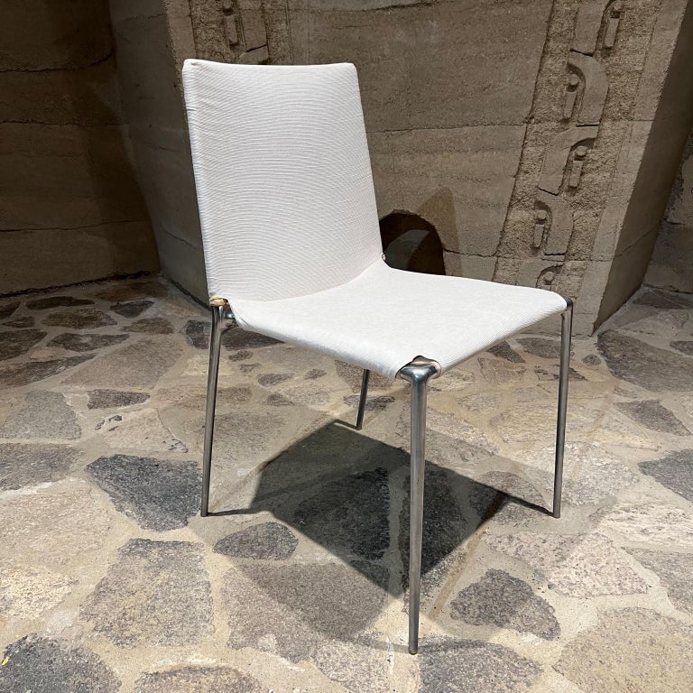 2000s B&B Italia Roberto Barbieri Alma Six Chairs Stackable 