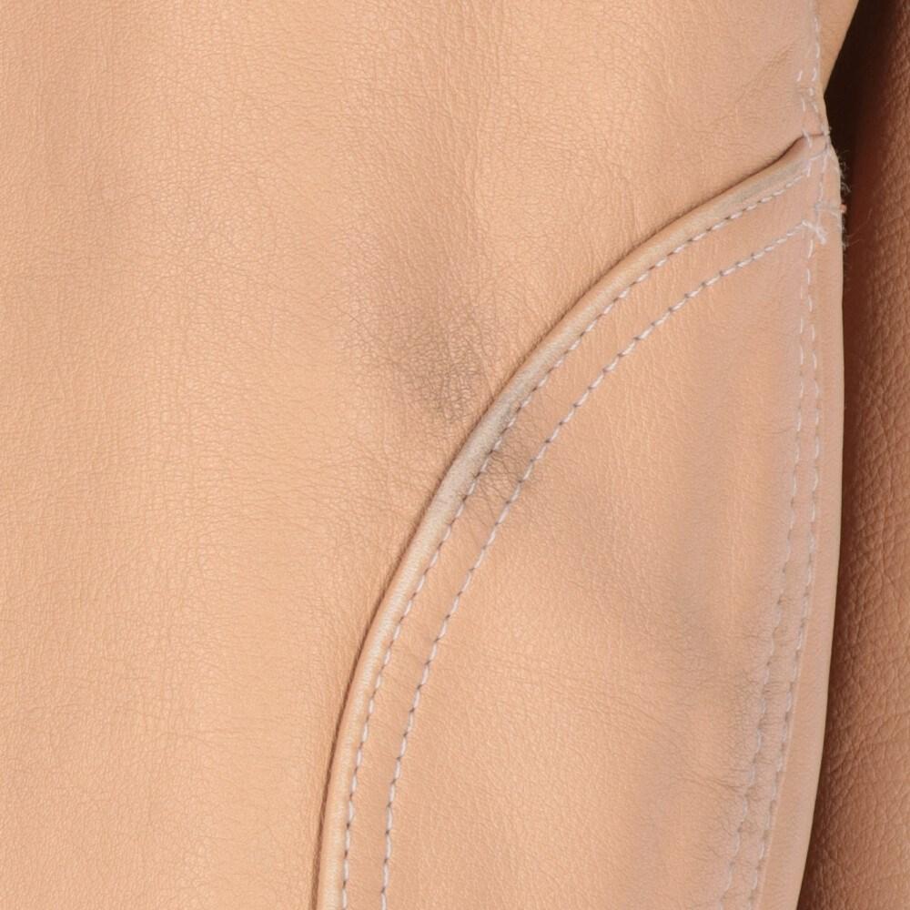 Women's or Men's 2000s Belstaff beige leather jacket