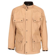 2000s Belstaff beige leather jacket