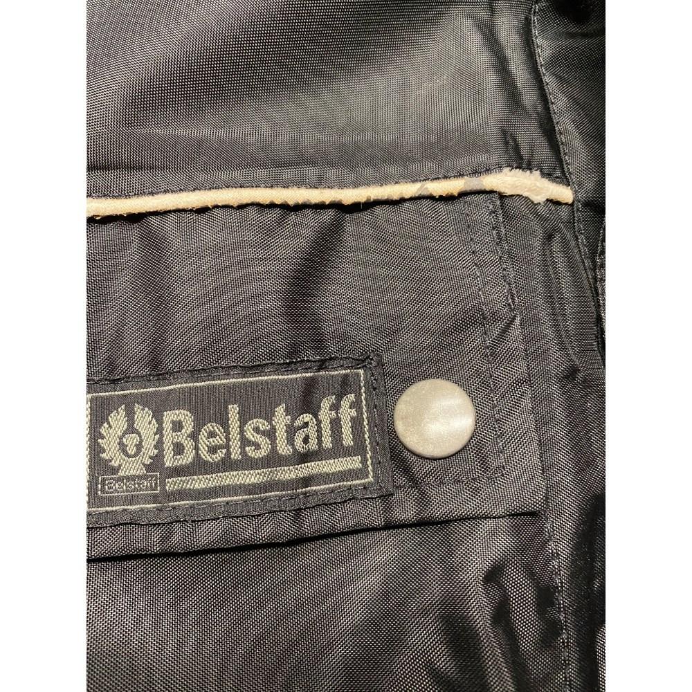 Women's or Men's 2000s Belstaff Fieldmaster black nylon jacket For Sale