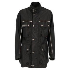 2000s Belstaff Fieldmaster black nylon jacket