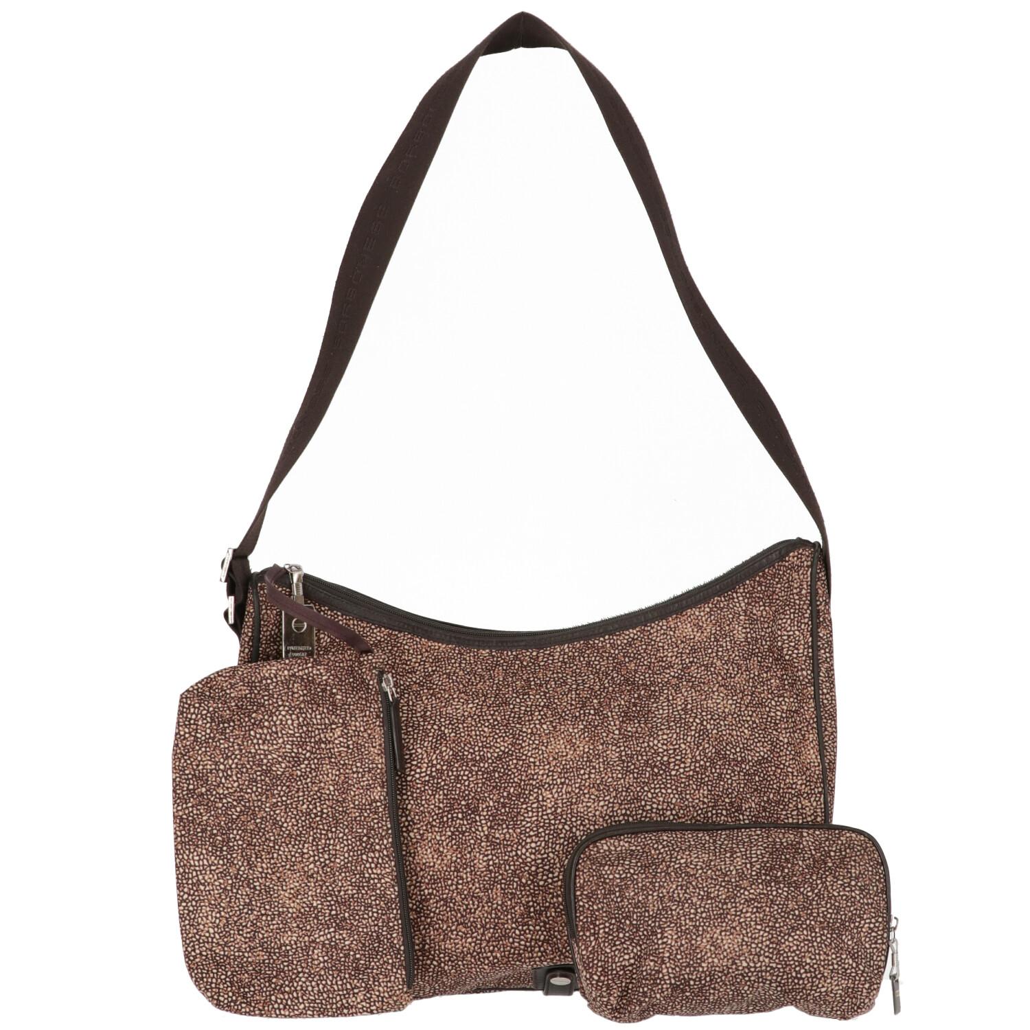 Brown 2000s Borbonese Luna Shoulder Bag