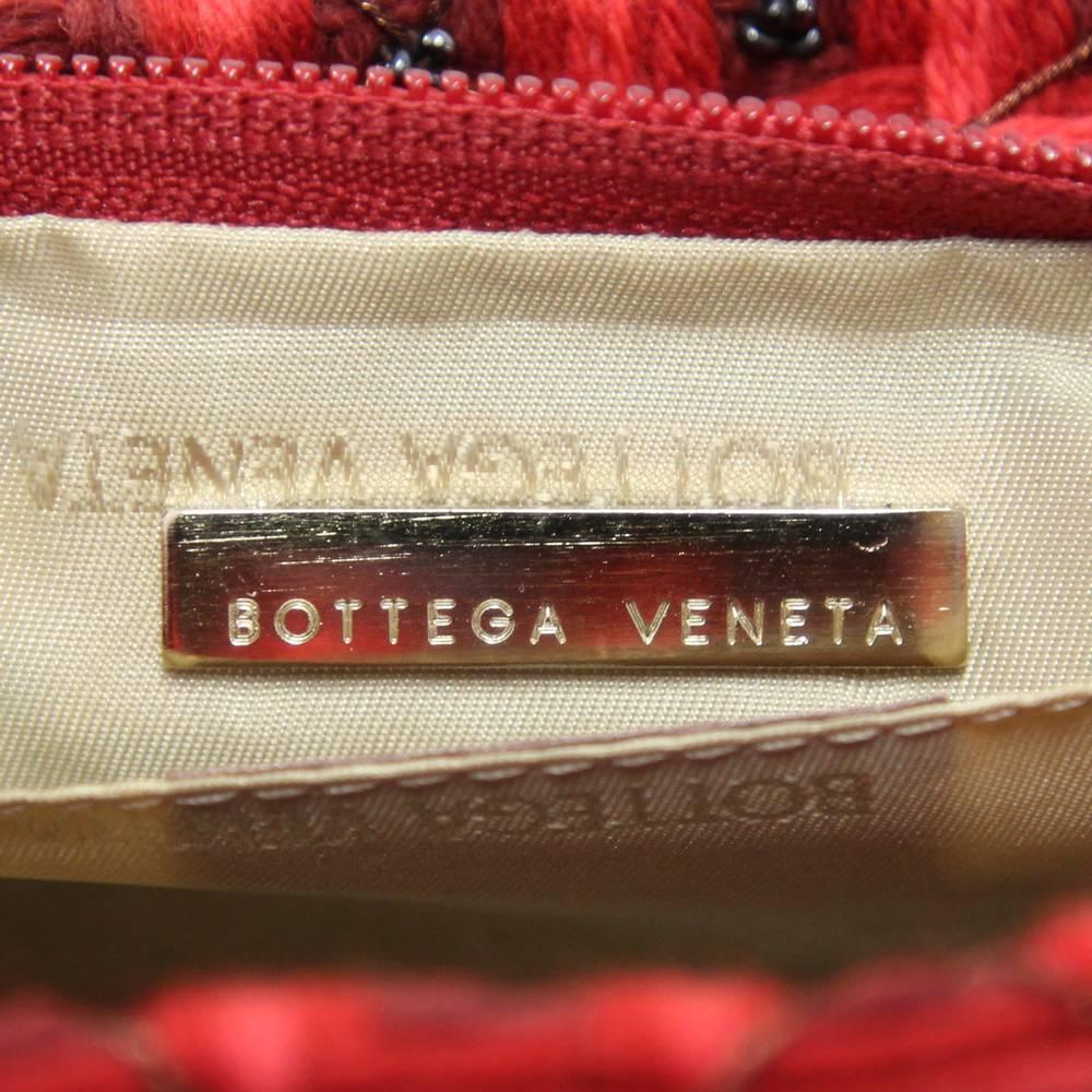 2000s Bottega Veneta Wool and Sequins Hand Bag In Excellent Condition In Lugo (RA), IT