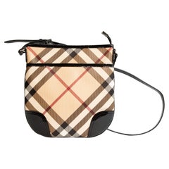 Années 2000 Burberry Dryden Multicolore Nova Check PVC Crossbody Bag