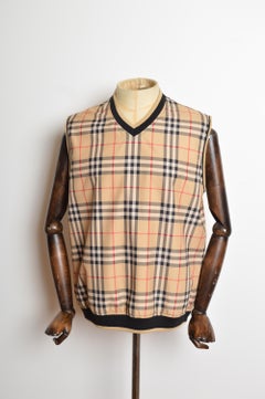 2000’s Burberry Nova Check Tartan Golf Vest - Sleeveless Tank Top