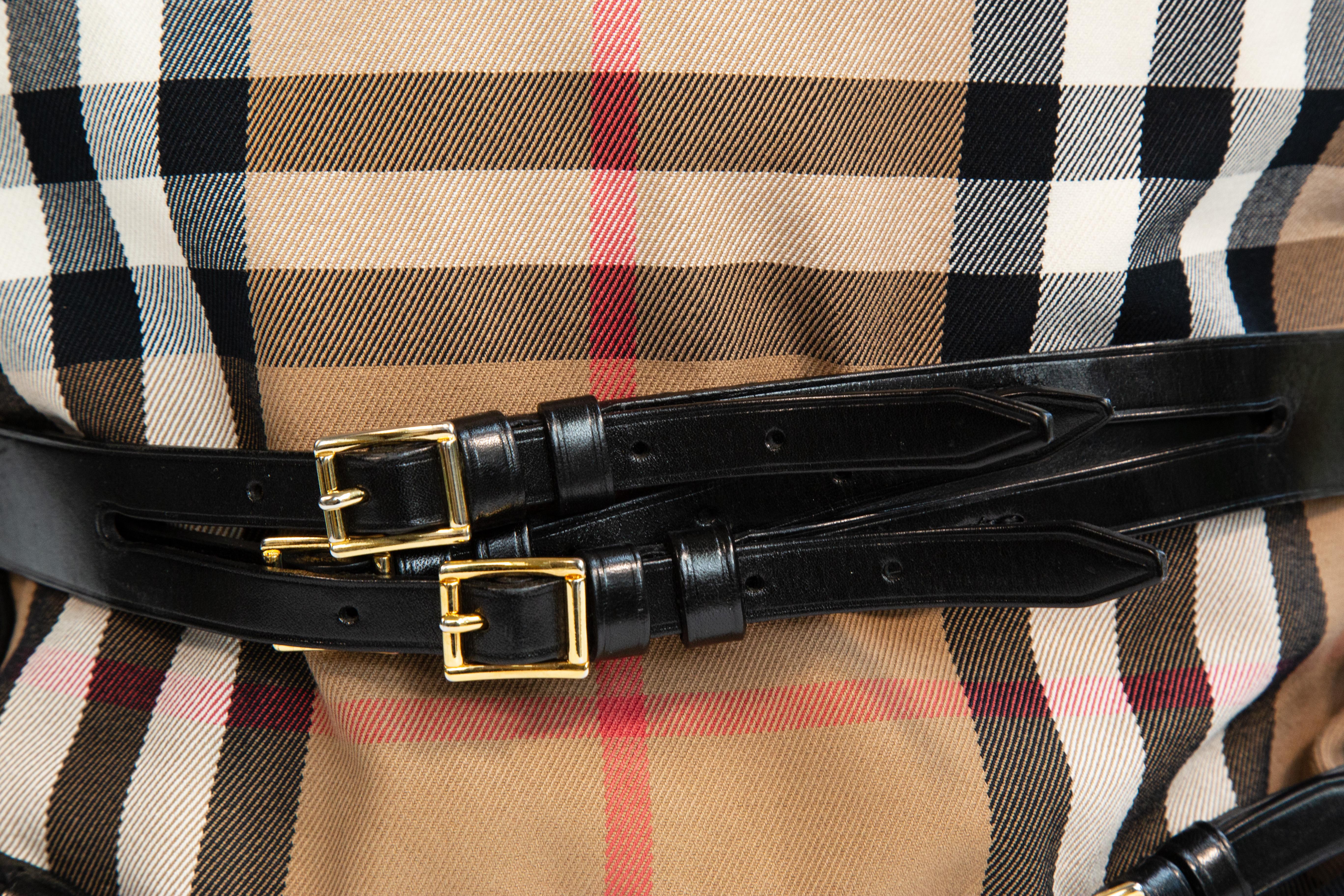 2000s Burberry Shoulder Bag in Multicolor Check Canvas For Sale 3