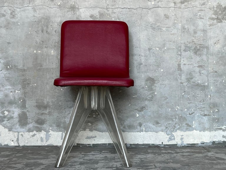 TSUTOMU KUROKAWA Mapell / chair ワインレッド 2000s by Tsutomu Kurokawa／Mapell Chair WAADZWIZ・Japanese Post