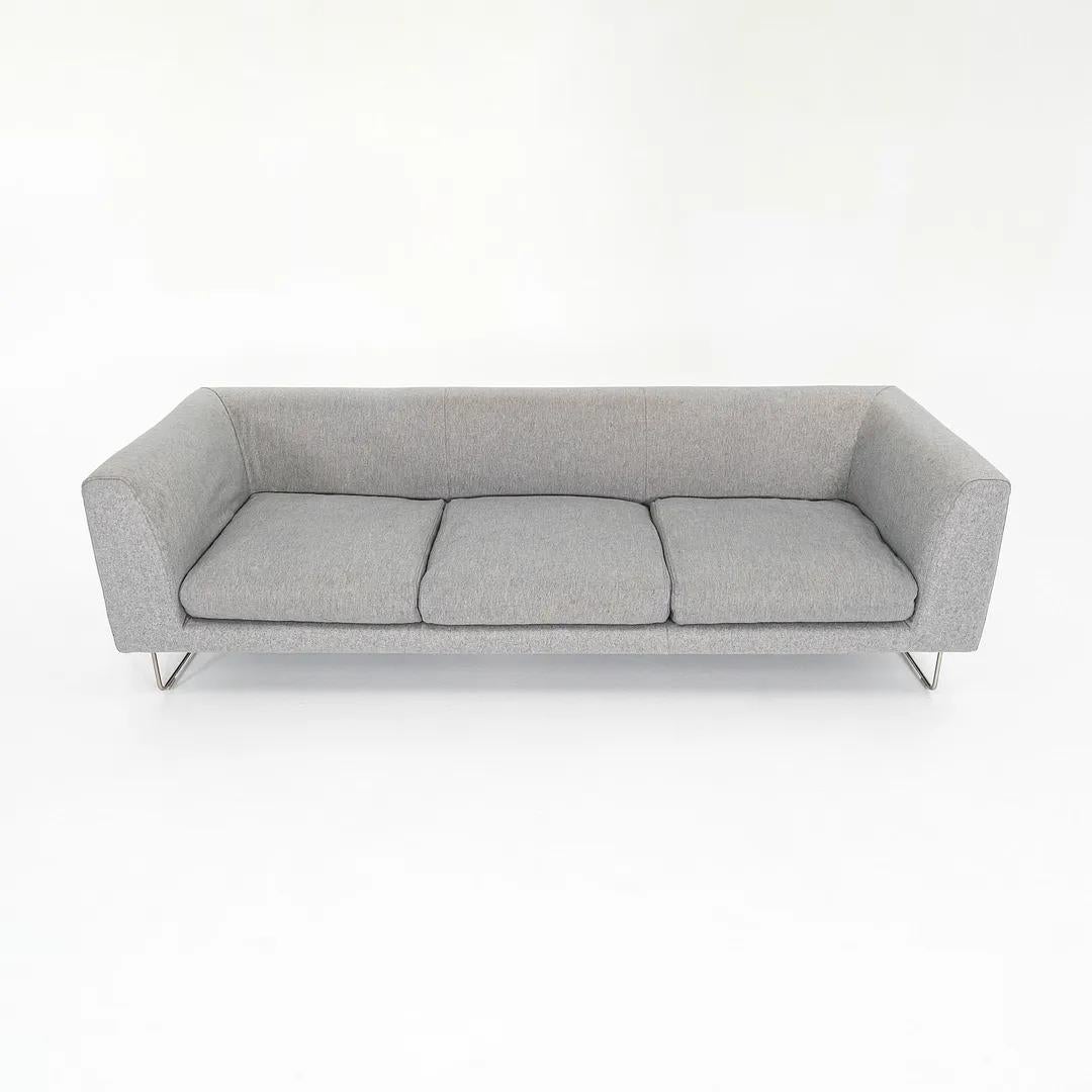 2000s Cappellini 'Elan' 3 Seater Sofa in Fabric by Jasper Morrison made in Italy 4
