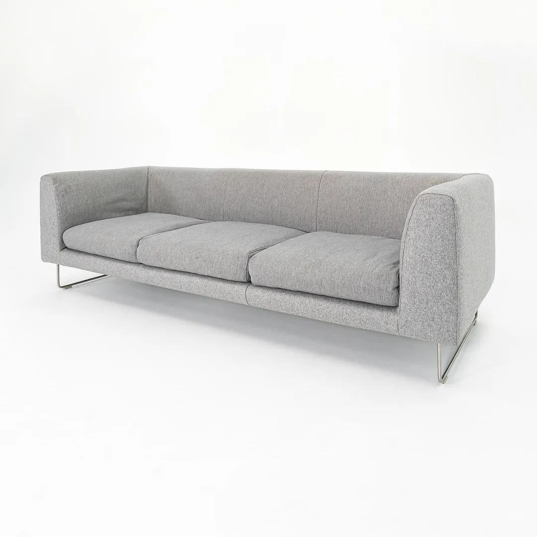 2000s Cappellini 'Elan' 3 Seater Sofa in Fabric by Jasper Morrison made in Italy 5