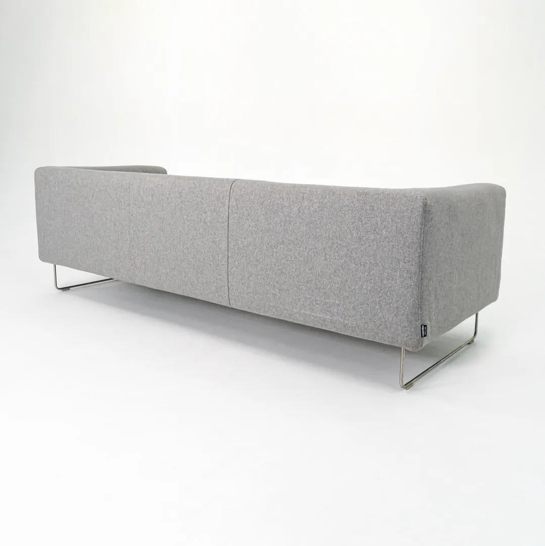 Poplar 2000s Cappellini 'Elan' 3 Seater Sofa in Fabric by Jasper Morrison made in Italy