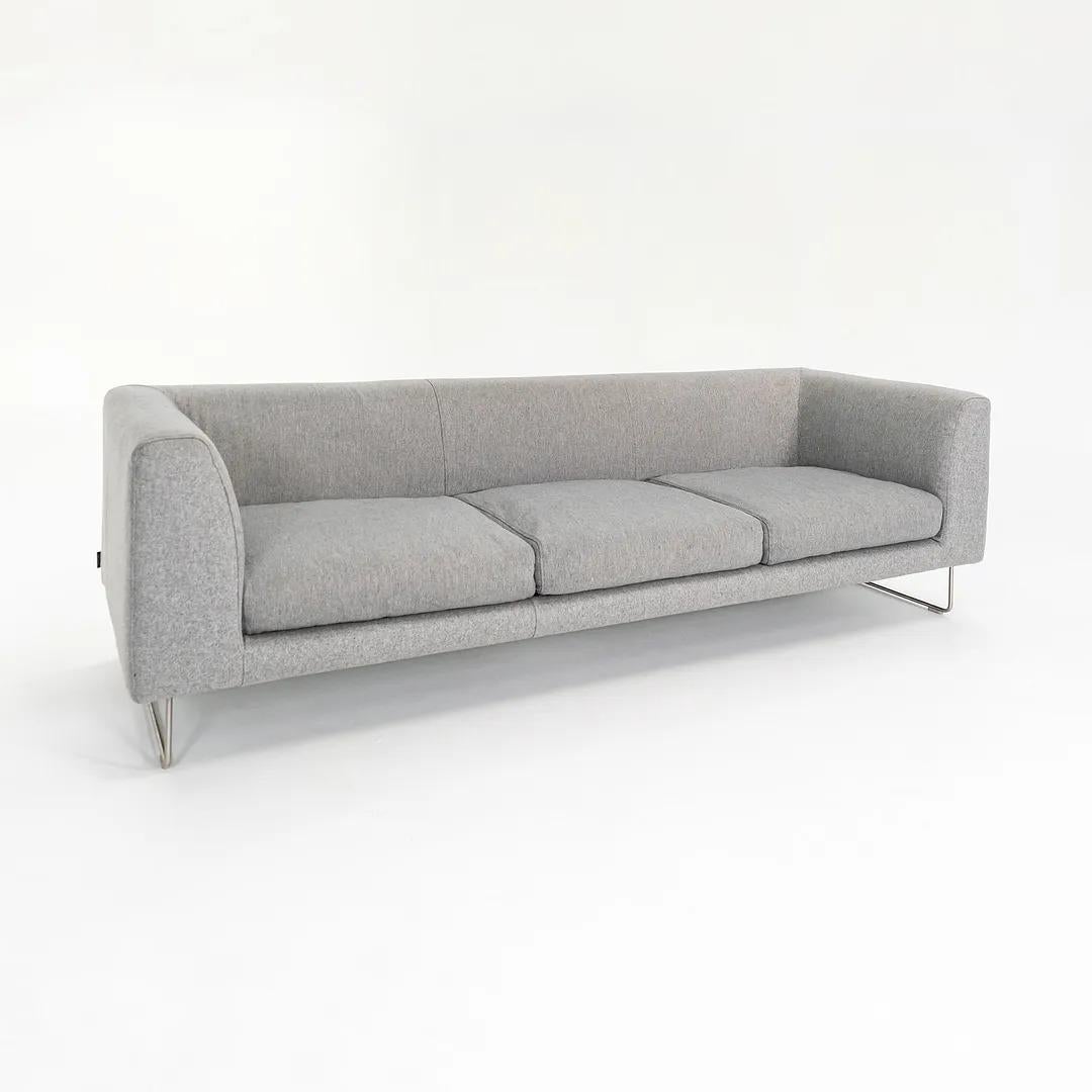 2000s Cappellini 'Elan' 3 Seater Sofa in Fabric by Jasper Morrison made in Italy 1