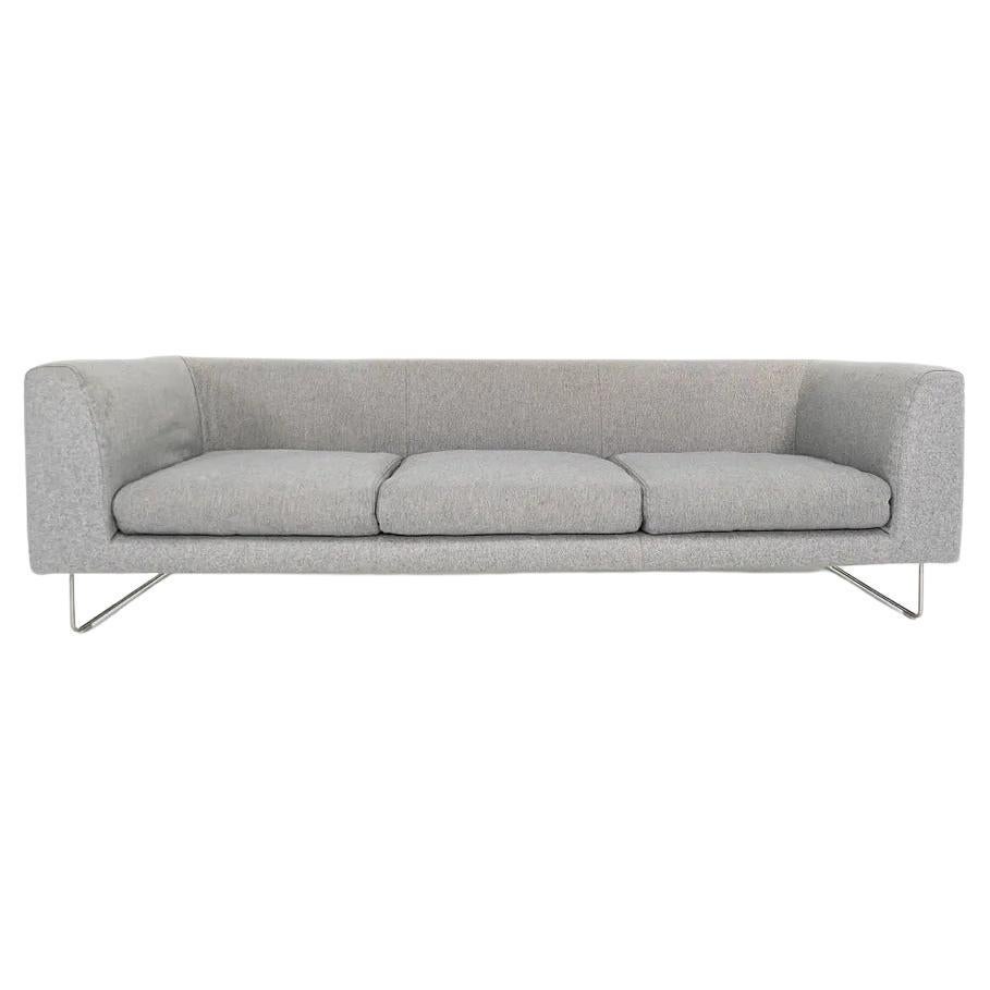 2000s Cappellini 'Elan' 3 Seater Sofa in Fabric by Jasper Morrison made in Italy