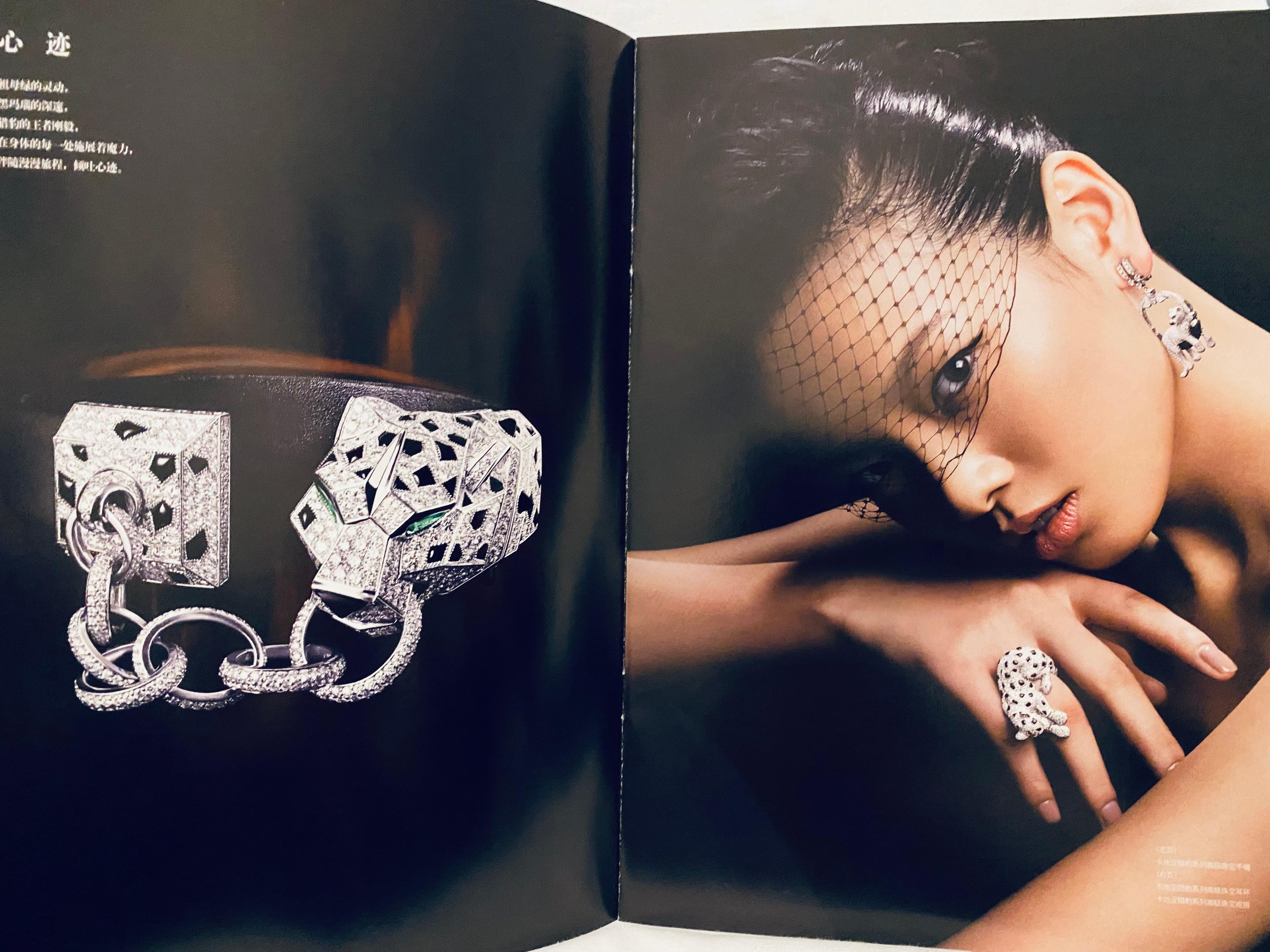 Anni 2000 Cartier Hong Kong Gioielli Panther Catalogo Lookbook in vendita 2