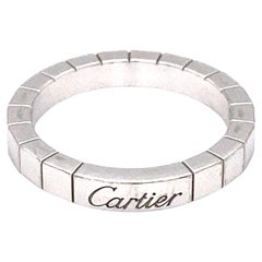 2000s Cartier Lanières Band Ring in 18 Karat White Gold