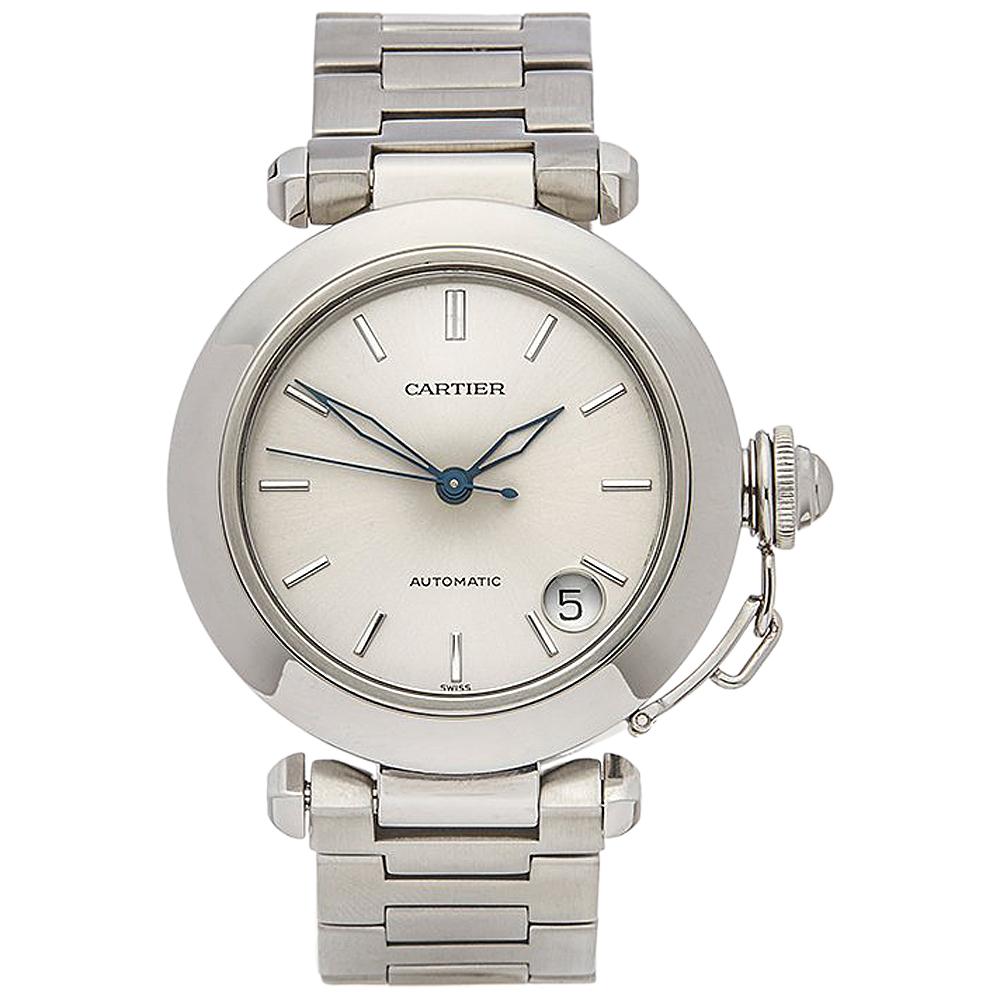 2000's Cartier Pasha de Cartier Stainless Steel 1031 or W31010M7 Wristwatch
