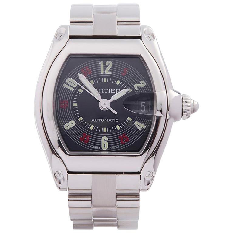 2000s Cartier Roadster Stainless Steel 2510 or W62002V3 Wristwatch