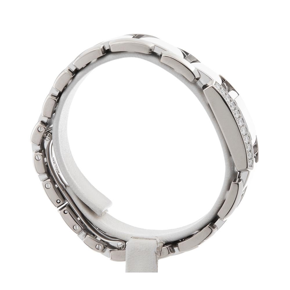 Women's 2000s Cartier Tankissime White Gold 2831 Wristwatch