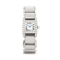 2000s Cartier Tankissime White Gold 2831 Wristwatch