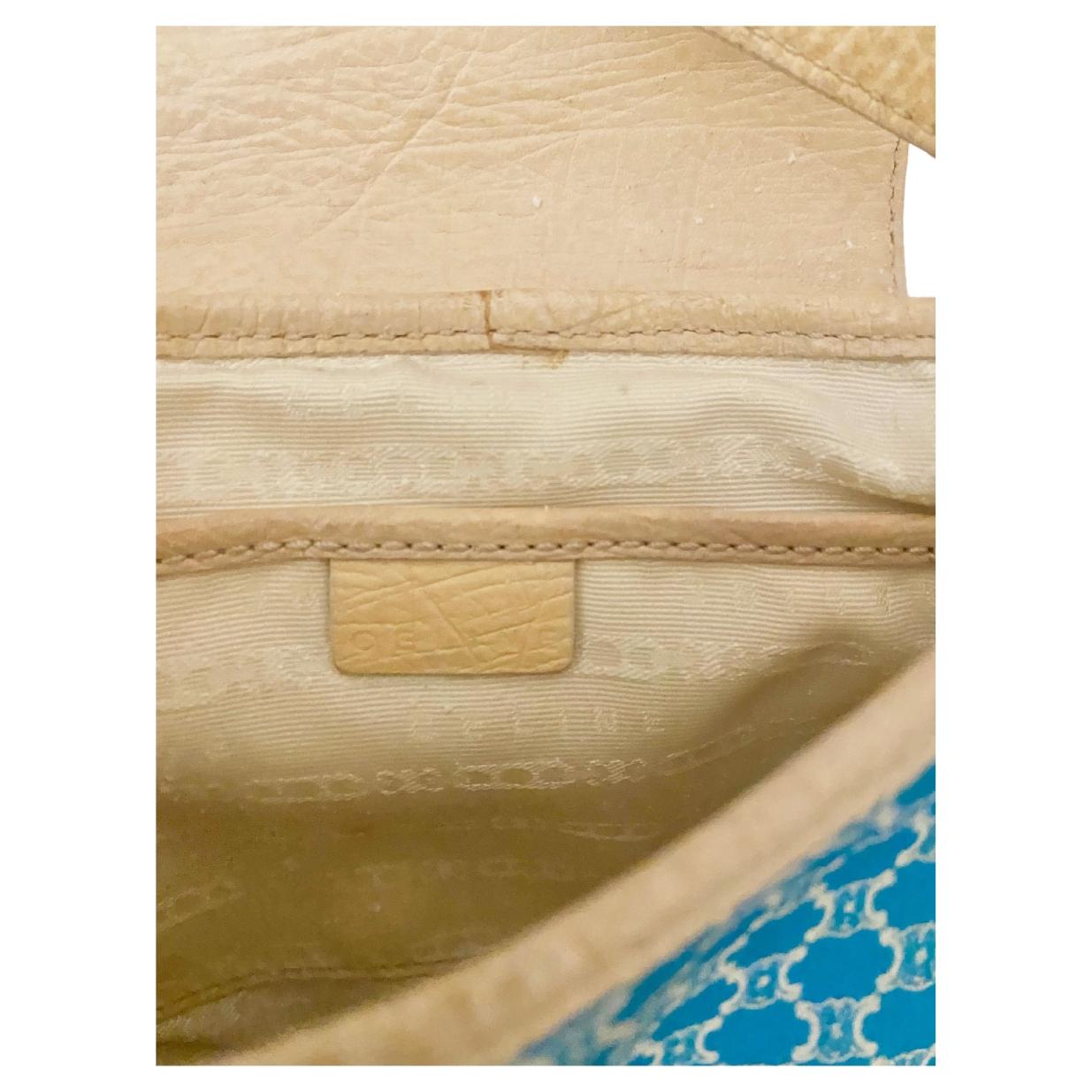 2000s Celine Macadam Bright Blue Canvas Cross Body Bag In Good Condition For Sale In London, GB