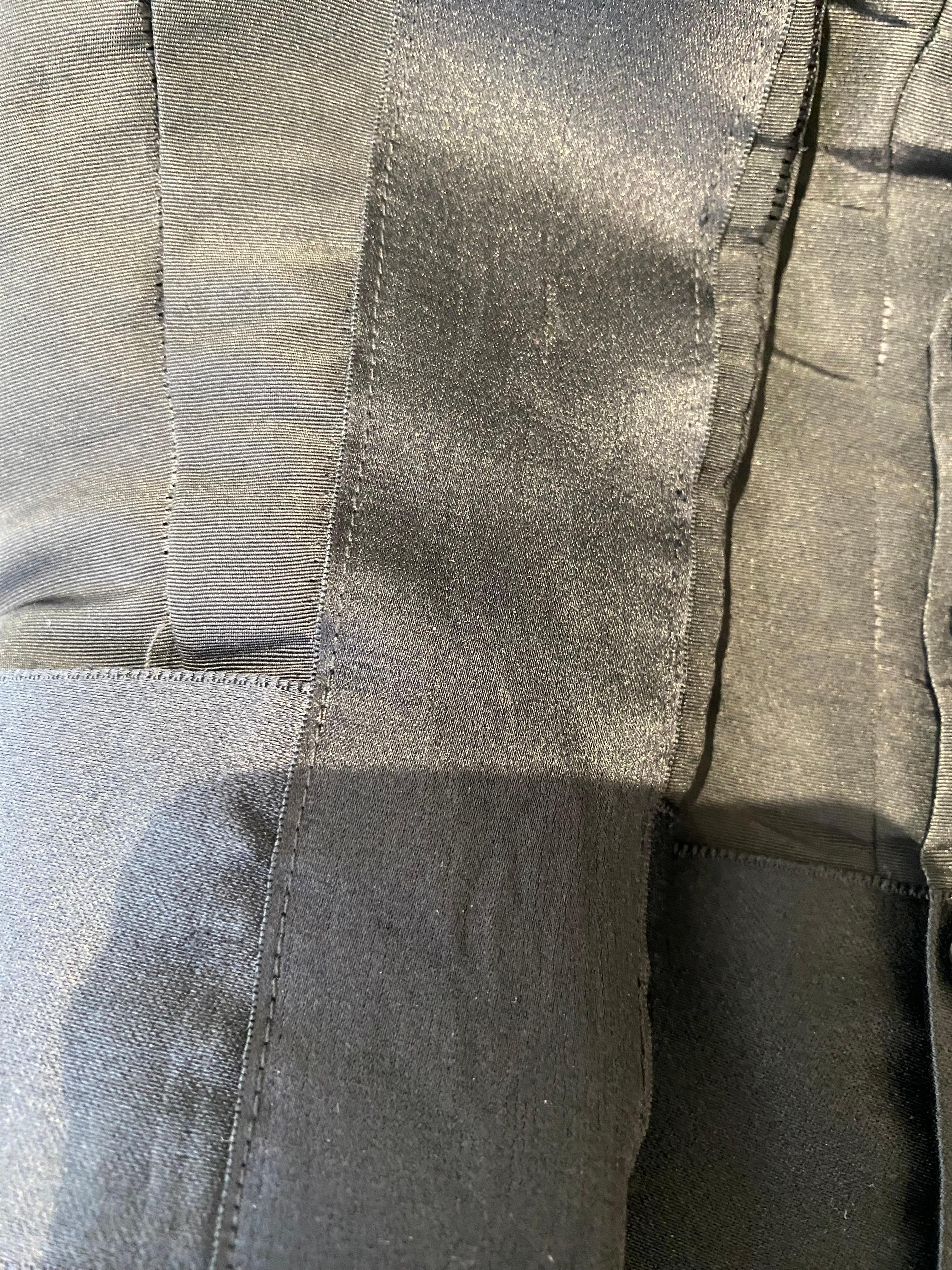2000s CHANEL Black Silk Cocktail Dress For Sale 3