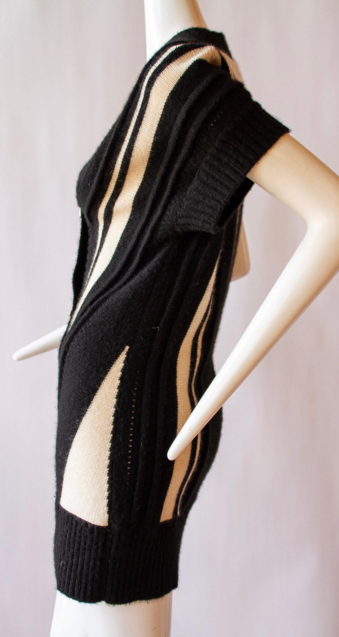 chanel black and white cardigan