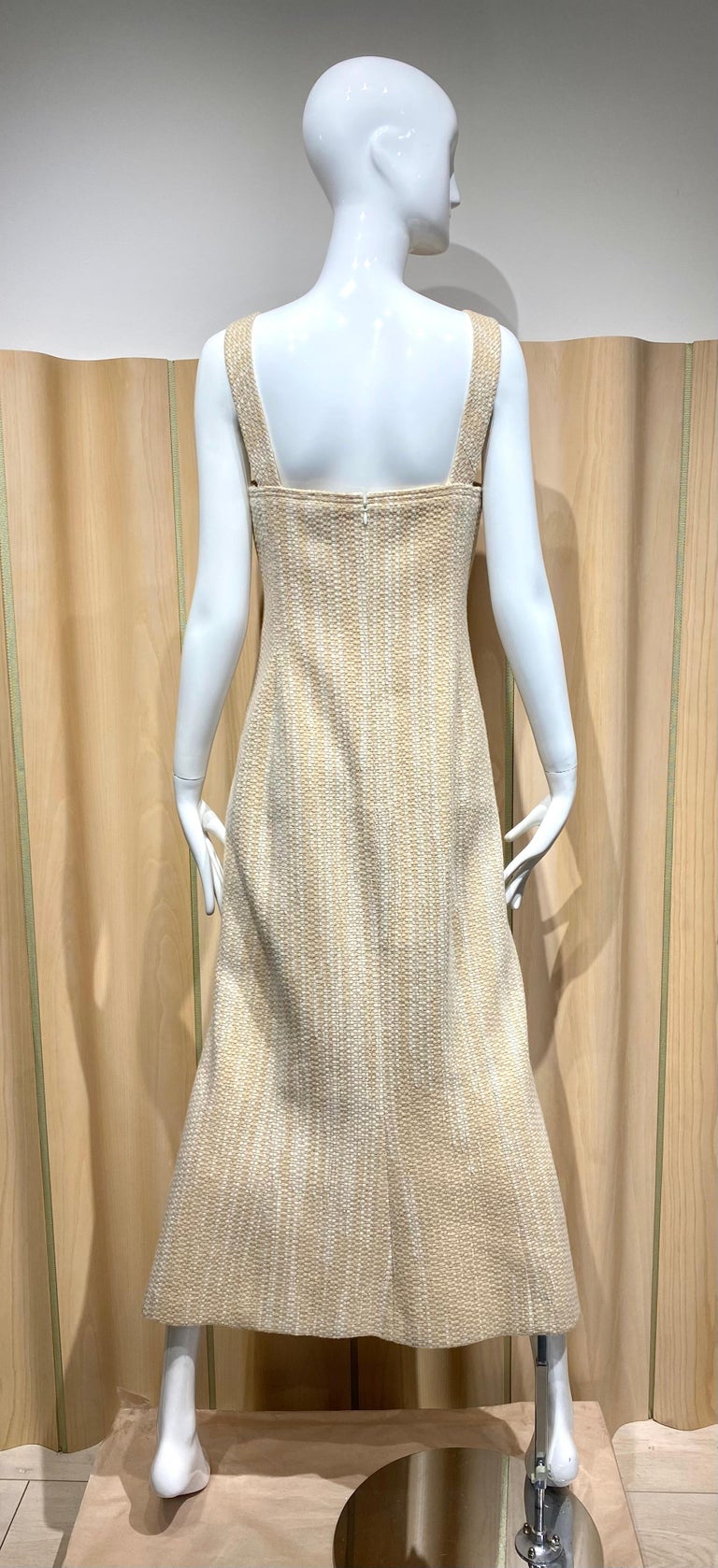 beige tweed dress set Mac Duggal R20794: Luxe Tweed Cocktail Dress – Mydressline