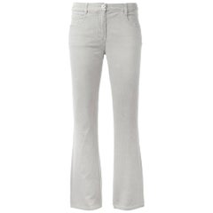 2000s Chanel Grey Jeans