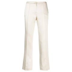 2000s Chanel Ivory Trousers