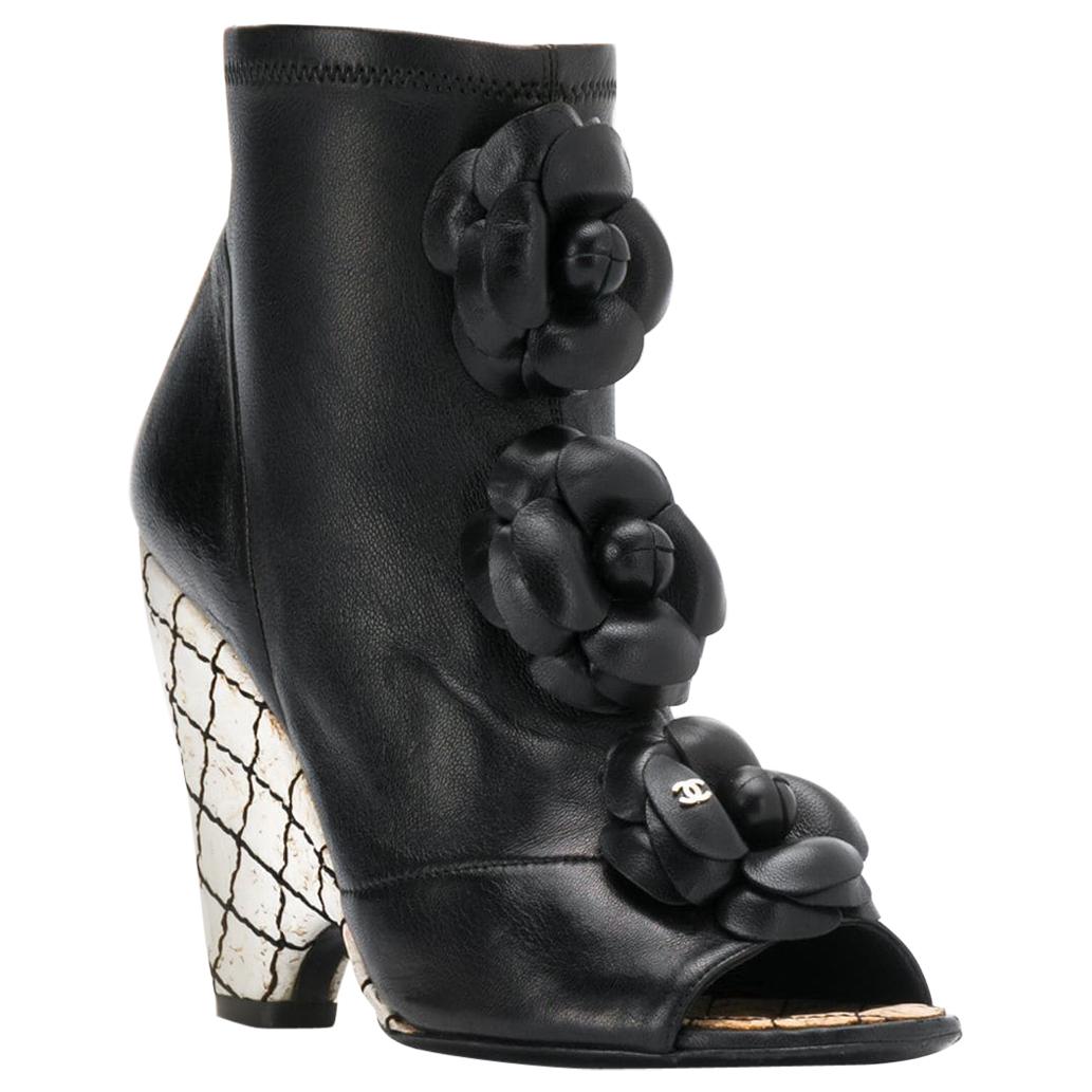 2000s Chanel Platform Booties