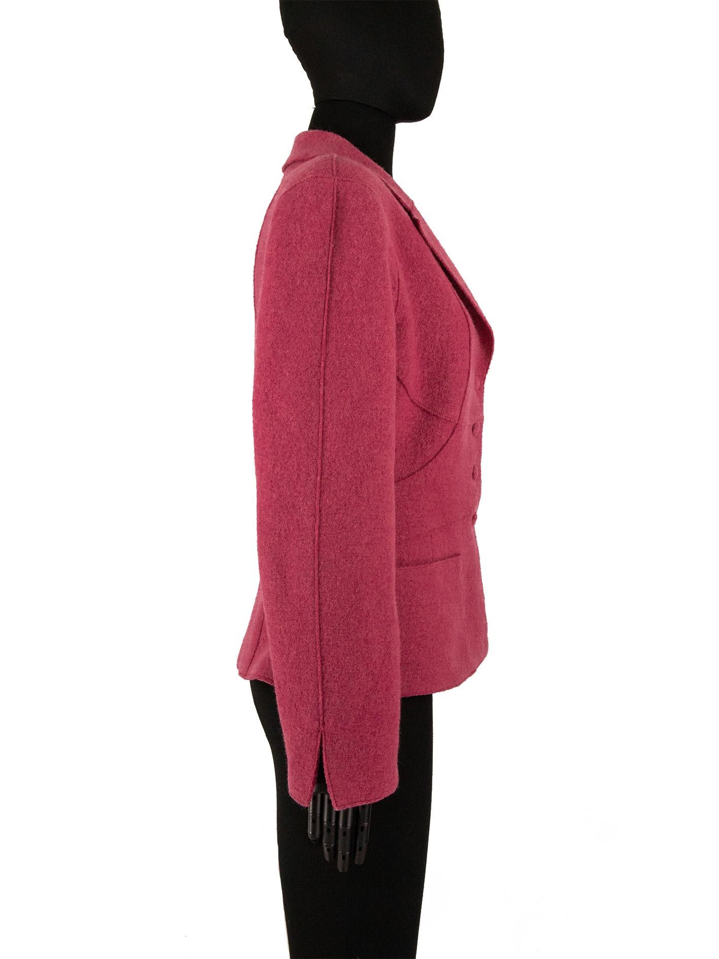 Veste rose poinçon Chanel des années 2000 Pour femmes en vente