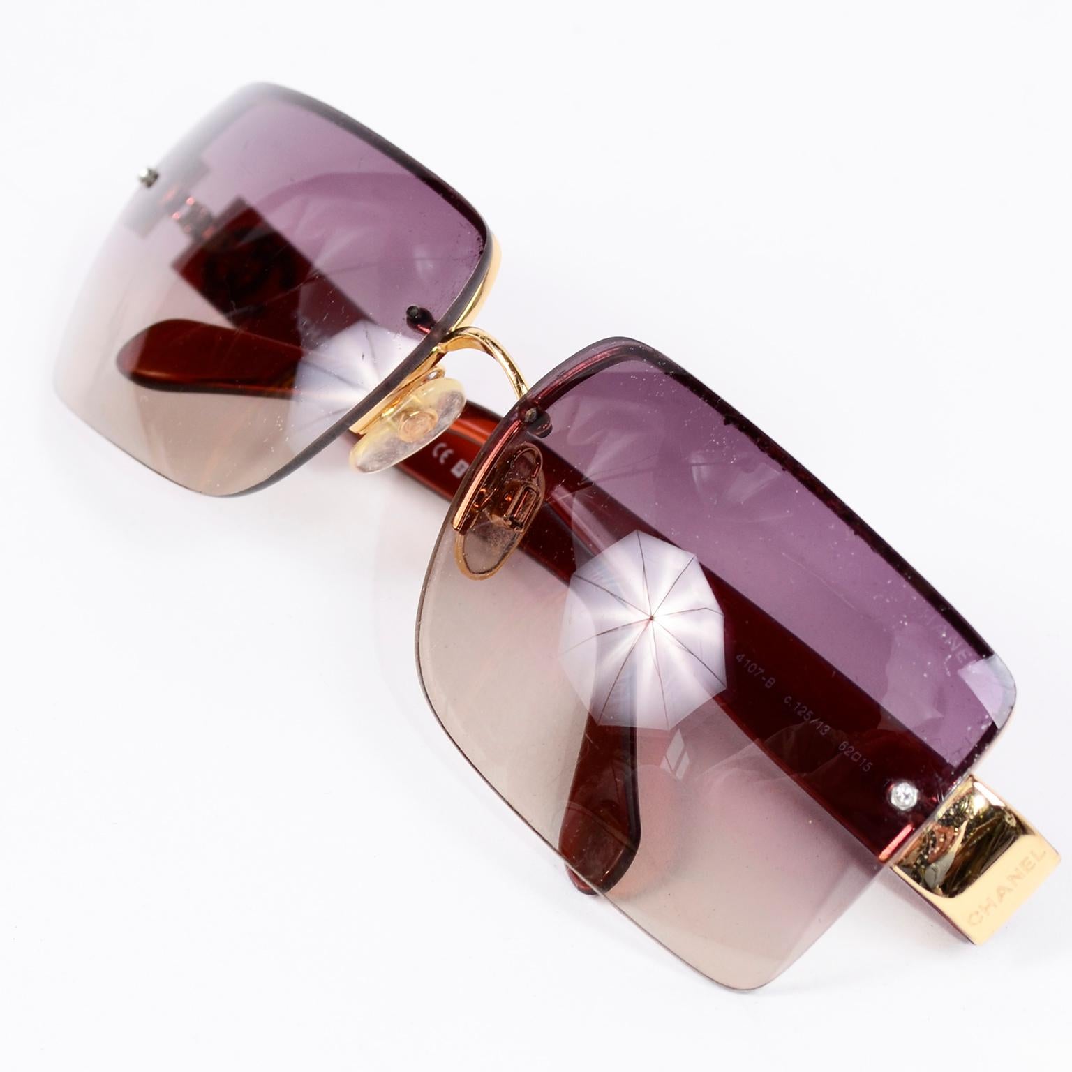 chanel 2000s sunglasses