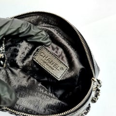 2000s Chanel Vintage Camellia Brocade Wristlet Clutch