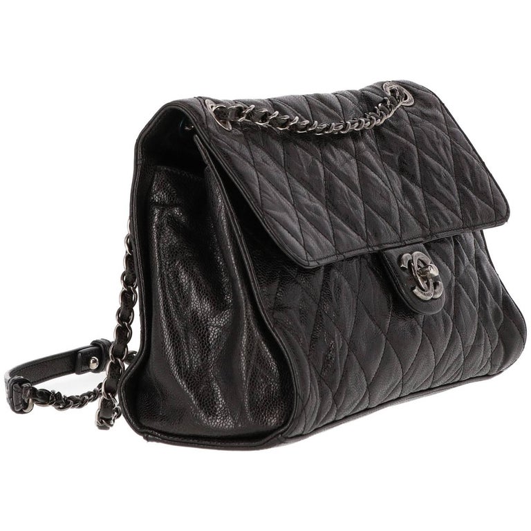 2000s Chanel Vintage Classic 30 cm Bag For Sale at 1stdibs