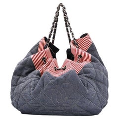 2000er Chanel Vintage Stretch Spirit Cabas Tasche