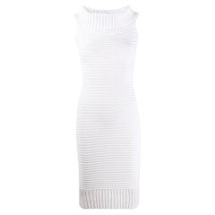 chanel white mini dress xs