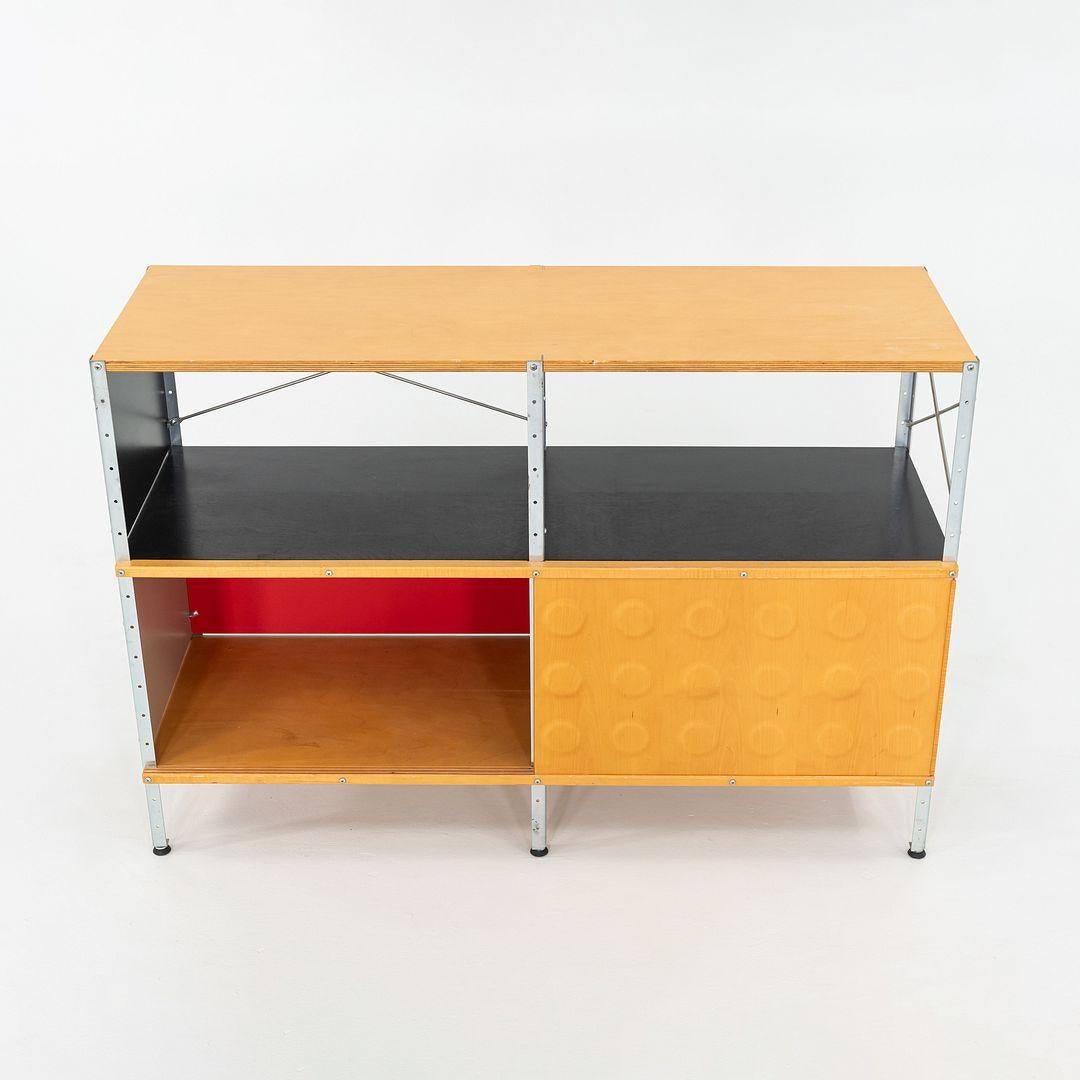 2000s Charles & Ray Eames for Herman Miller ESU 2x2 Cabinet Multicolor w/ Doors For Sale 5