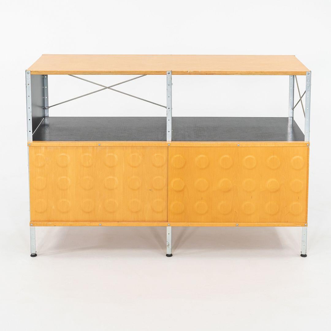 Modern 2000s Charles & Ray Eames for Herman Miller ESU 2x2 Cabinet Multicolor w/ Doors For Sale