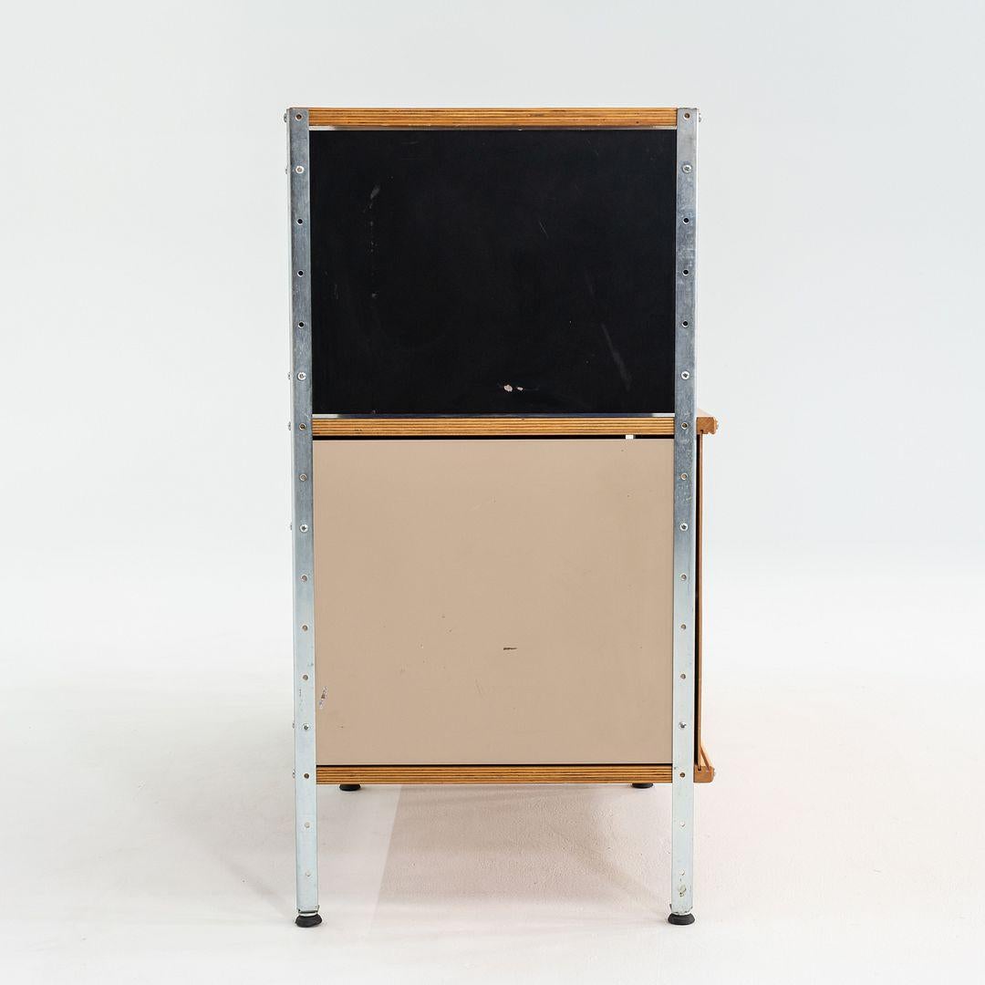 American 2000s Charles & Ray Eames for Herman Miller ESU 2x2 Cabinet Multicolor w/ Doors For Sale