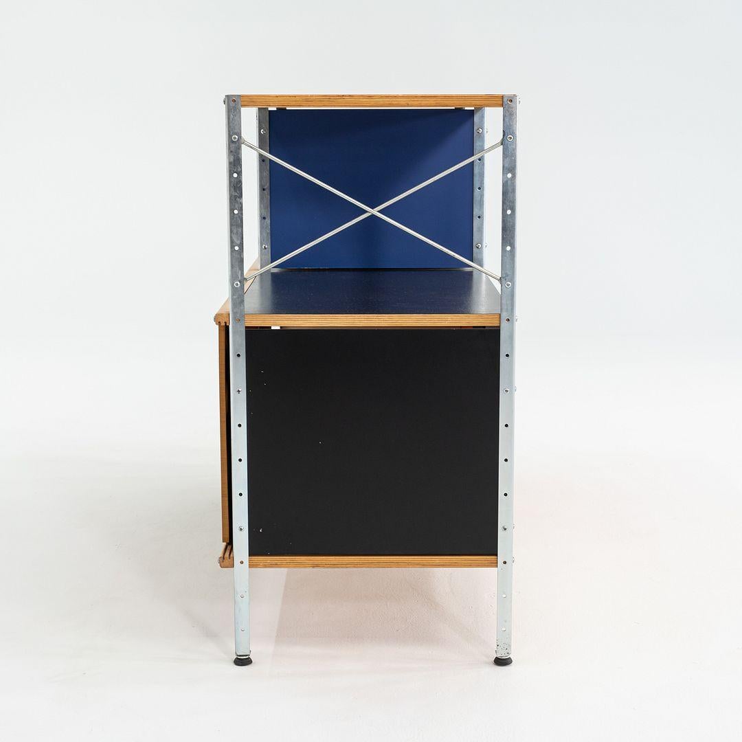 Contemporary 2000s Charles & Ray Eames for Herman Miller ESU 2x2 Cabinet Multicolor w/ Doors For Sale