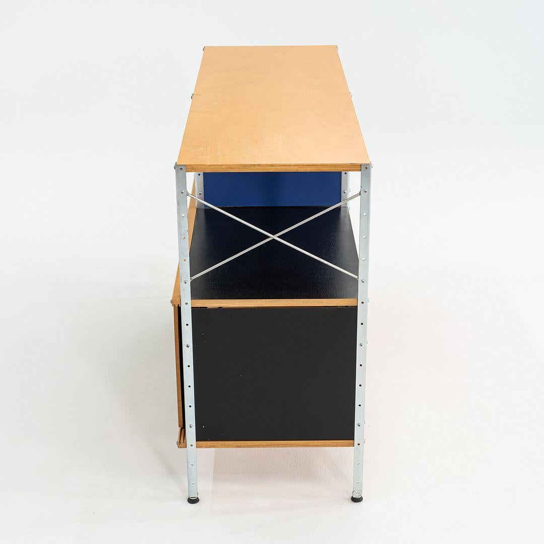 2000s Charles & Ray Eames for Herman Miller ESU 2x2 Cabinet Multicolor w/ Doors For Sale 1
