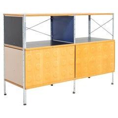 2000's Charles and Ray Eames for Herman Miller ESU 2x2 Cabinet Multicolor w/ Doors