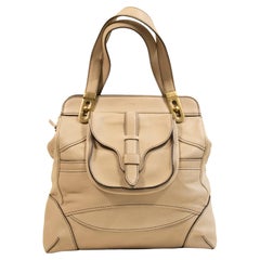 Borsa Chloe grande in pelle beige degli anni 2000