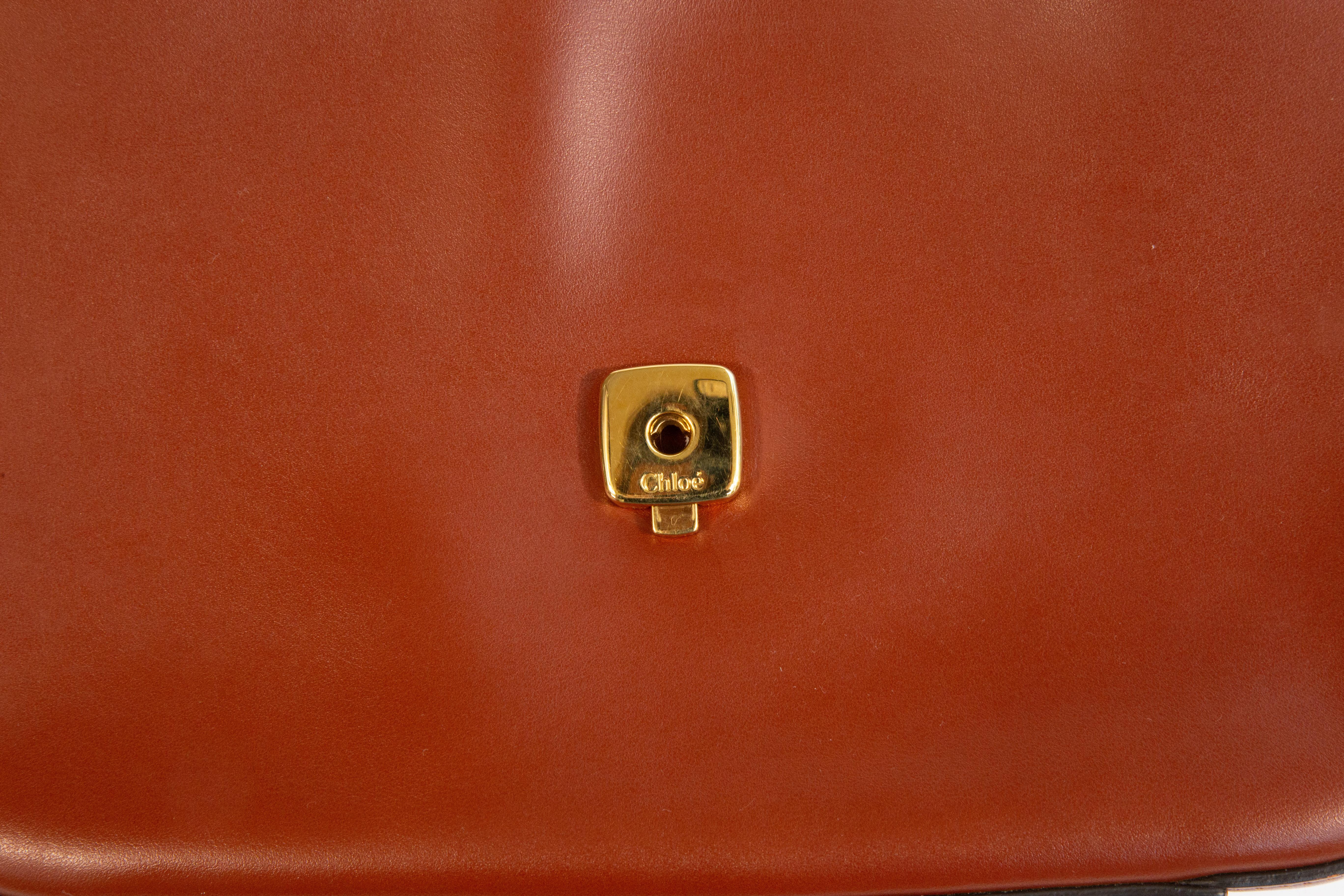 2000er Chloe C Bag Sepia Braun Convertible Bag im Angebot 8