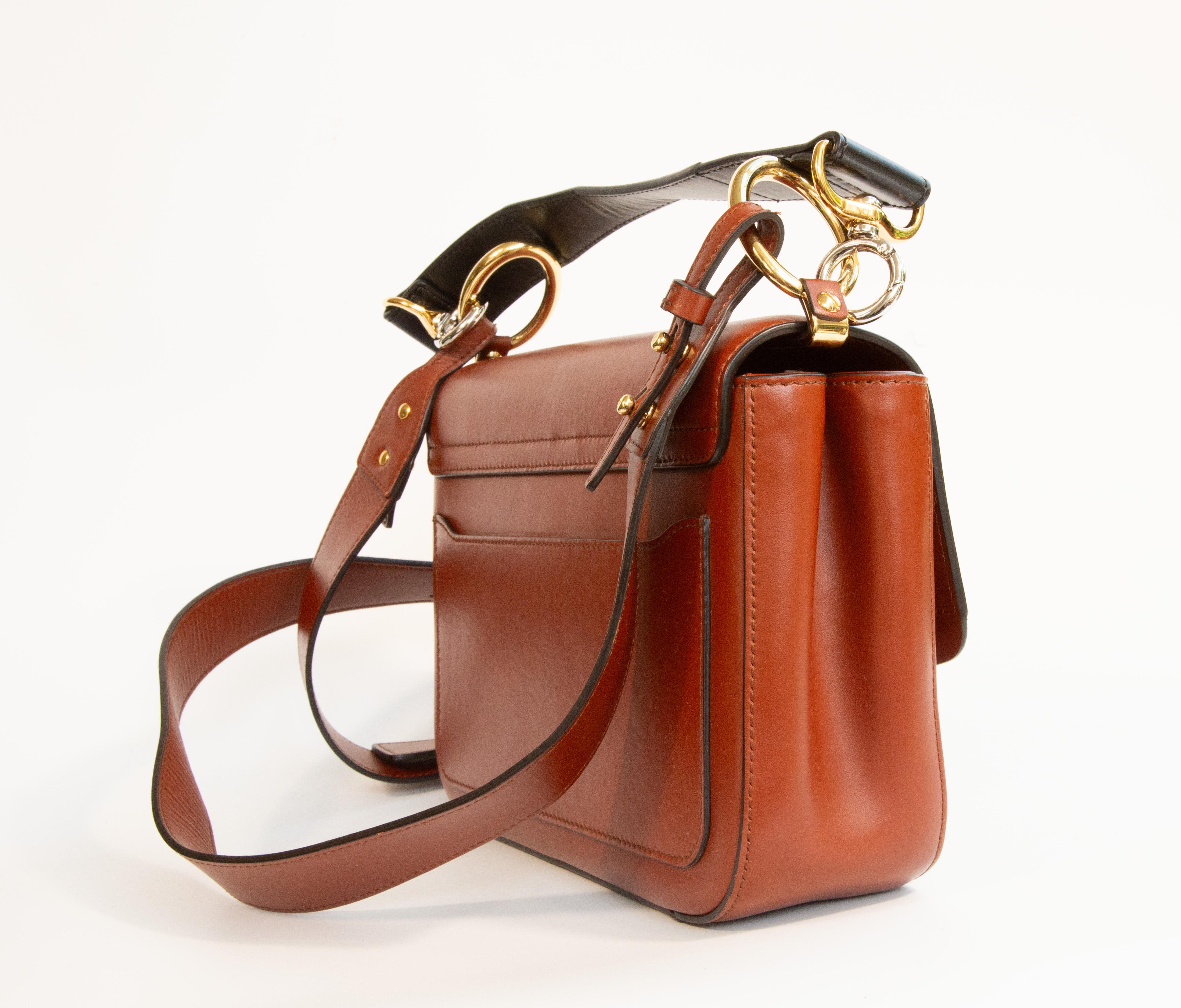 2000er Chloe C Bag Sepia Braun Convertible Bag im Zustand „Gut“ im Angebot in Arnhem, NL