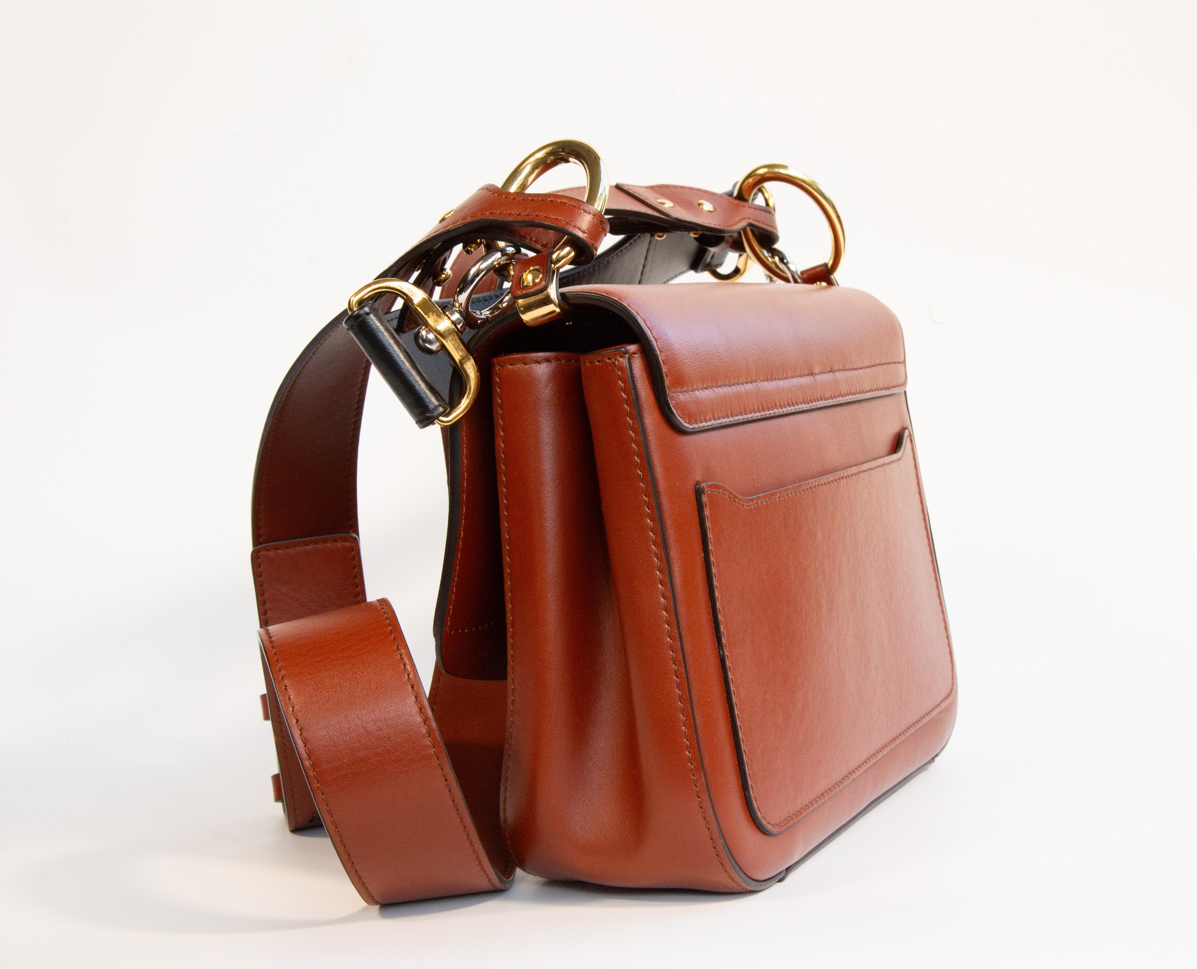 2000er Chloe C Bag Sepia Braun Convertible Bag im Angebot 2