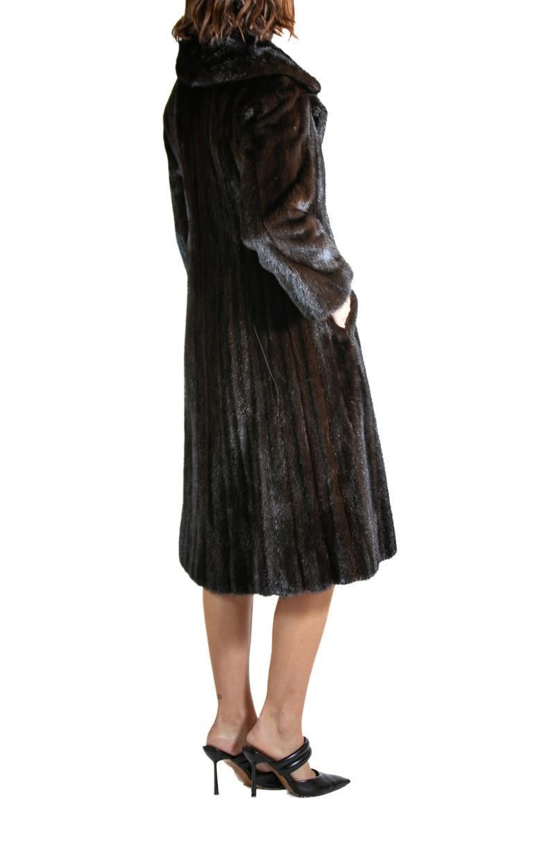 Women's 2000S CHLOE Dark Chocolate Brown Fur Jacket For Sale